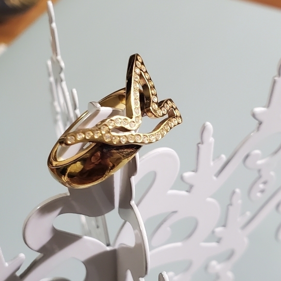 Swatch Bijoux Dove Ring with Diamond Like Stones - Picture 2 of 4